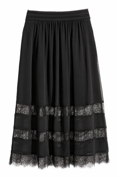 FALDA ENCAJE H&M - comprar online