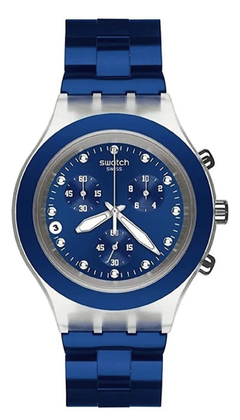 RELOJ SWATCH FULL BLOODED AZUL - comprar online