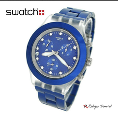 RELOJ SWATCH FULL BLOODED AZUL en internet