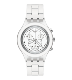 RELOJ SWATCH FULL BLOODED WHITE SKULL