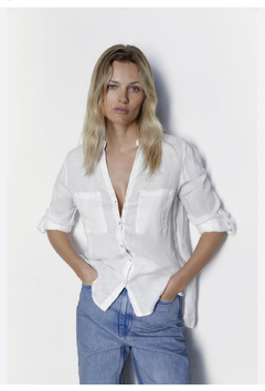 CAMISA LINO ZARA - comprar online