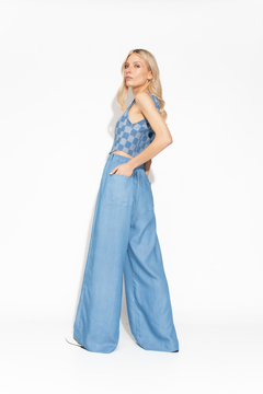 PALAZZO DENIM FELICITY NUEVO CON ETIQUETA - comprar online