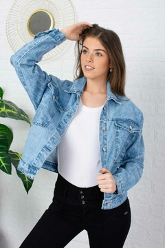 Campera de Jean Mom Rigida - comprar online