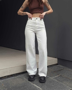 Jean Wide Leg Blanco - comprar online