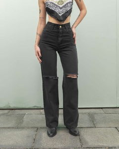 Jean Wide Leg con Tajos - tienda online