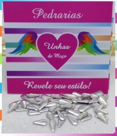 Chapinha Gota Prata 3x6 com 30 unidades