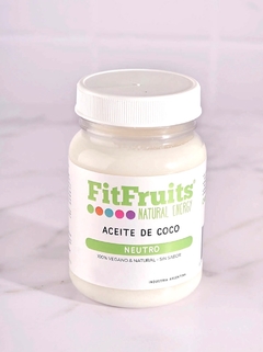 Aceite de Coco Neutro 340 ml FitFruits SIN TACC