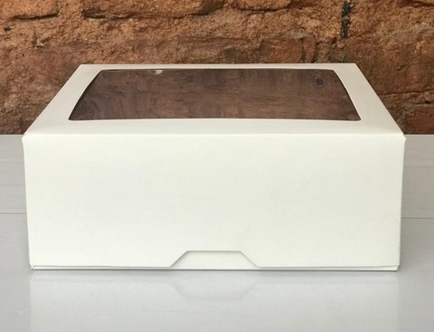 Caja de Torta / Desayuno con Visor 24x24x12cm