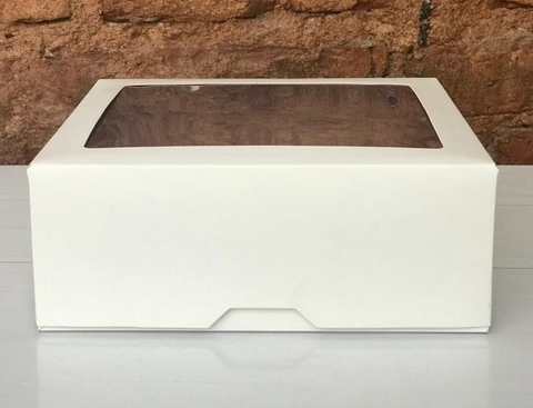 Caja de Torta / Desayuno con Visor 21x21x8cm
