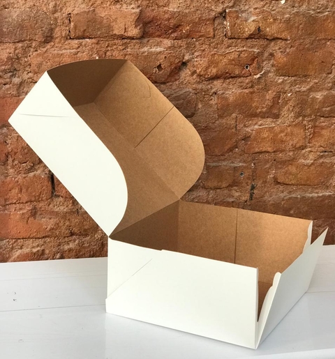 Caja de Torta / Desayuno 30x30x10cm - comprar online