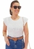 Cropped em Tricot Modal Mania de Sophia Bianca Branco - comprar online