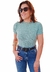 Cropped em Tricot Modal Mania de Sophia Sandy Verde Menta - comprar online