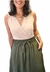 Saia Longa Mania de Sophia Lucy Verde Militar - comprar online