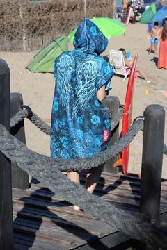 Poncho Mujer Estampado