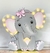 Cartel luminoso “Elefante” con aplique - comprar online