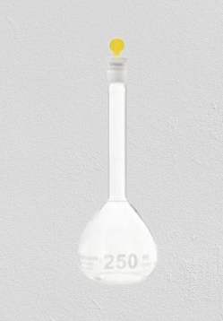 Balão Volumétrico com rolha de polietileno cap 10 ml - VIDROLABOR
