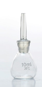 Picnômetro em Vidro 10 ml sem saída lateral