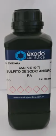 Sulfito De Sodio Anidro Pa - 500 gr Exodo
