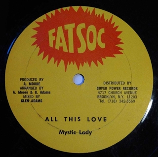 12" Mystic Lady - All This Love/Version [VG+]