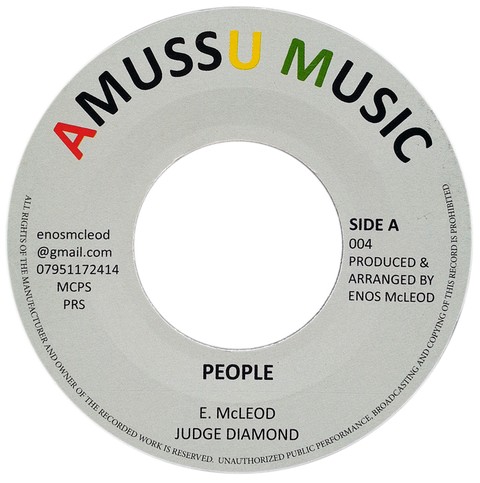 7" Enos McLeod - People/People's Dub [VG+]