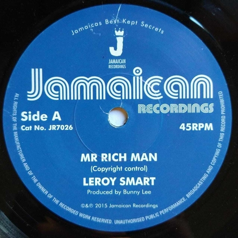 7" Leroy Smart - Mr Rich Man/Version [NM]