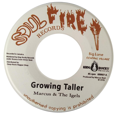 7" Marcus Reid & The Igels - Growing Taller/Studio Works [NM]