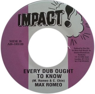 7" Max Romeo - Every Man Ought To Know/Every Dub Ought To Know [NM] - comprar online