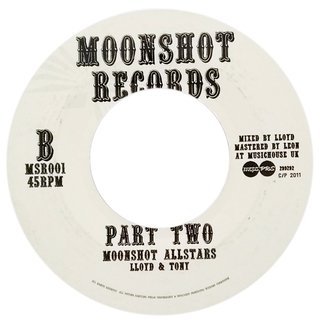 7" Moonshot Allstars - The Beginning/Part Two [VG+] - comprar online