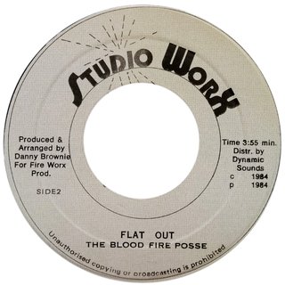 7" Paul Blake & the Blood Fire Posse - Every Posse Get Flat/Flat Out (Original Press) [VG+] - comprar online