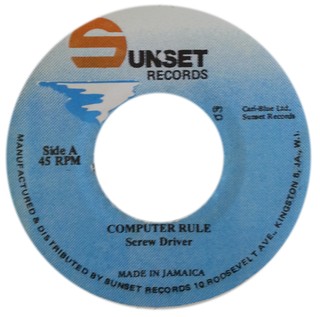 7" Screw Driver - Computer Rule/Version [NM]