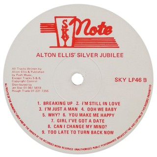 LP Alton Ellis - Alton Ellis' 25th Silver Jubilee (Original Press) [VG+]