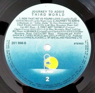 LP Third World - Journey to Addis (Original BR Press) [VG+] - Subcultura