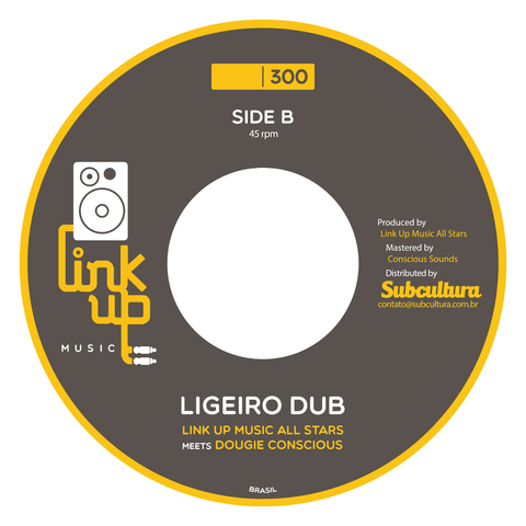 7" Gustavo Dread/Link Up Music All Stars - Polícia/Ligeiro Dub [NM]