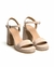 Sicilia alto Gamuza Nude - comprar online