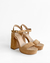 Sicilia alto Gamuza camel - comprar online