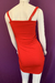 Vestido drapeado vermelho verão estilo tumblr moda gringa na internet