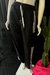 Calça cargo preta listras na lateral cintura baixa estilo moda gringa - loja online