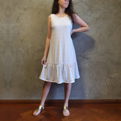 Vestido Holly Laise Branco - comprar online