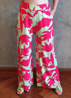 Pantalona Kika Floral Pink/Lima na internet