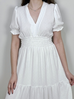 Vestido Pipoca Branco - comprar online