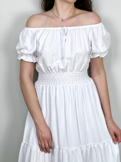 Vestido Lírio Branco - comprar online