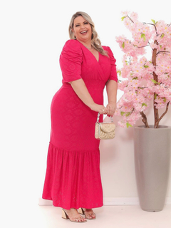 Vestido Laise Plus Size Pink