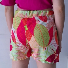 Shorts Leaf Lima Viscose na internet