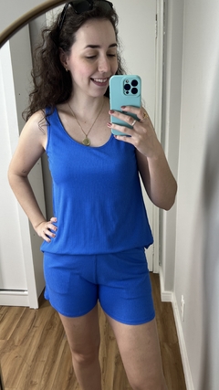 Conjunto Canelado Regata Azul na internet