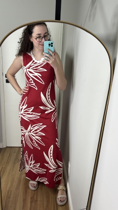 Vestido Gardênia Vermelho