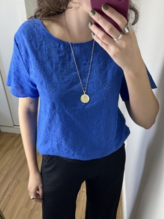 Blusa Laise Azul Royal