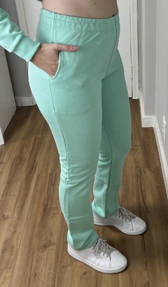 Calça Moletom Verde Menta - comprar online