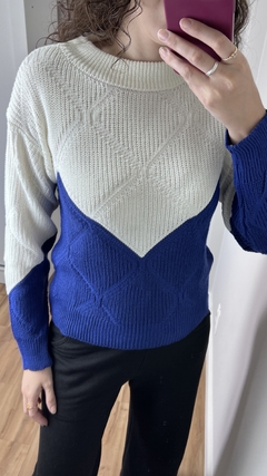 Tricot Rosi Azul - loja online