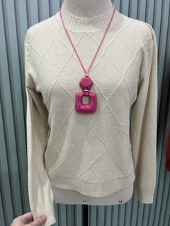 Blusa Tricot Rosangela Areia