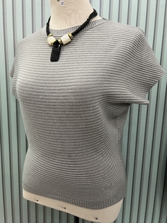 Blusa Tricot Denise Cinza - comprar online